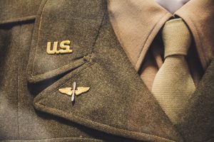 Someone wearing a U.S. Air Force uniform