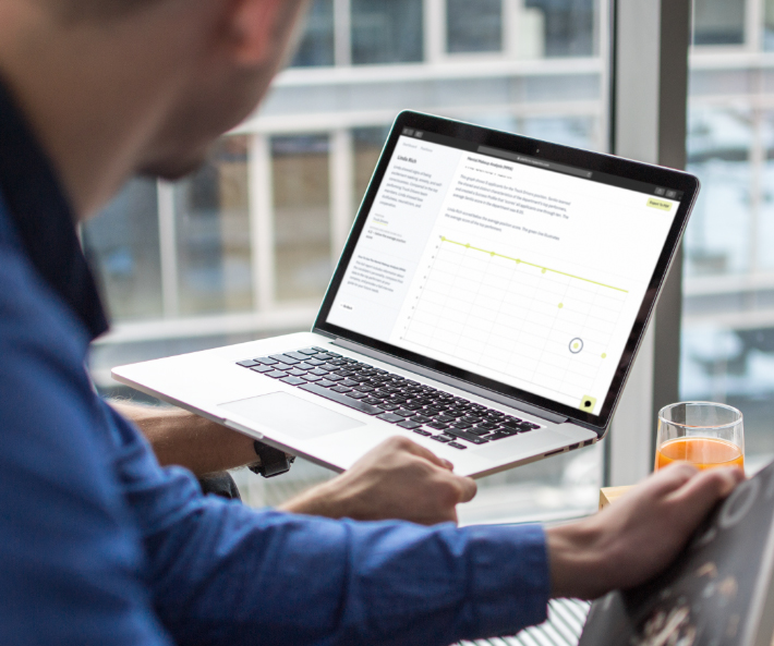male with laptop