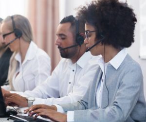 call center workers