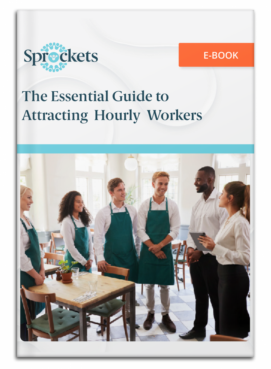 Essential guide to attracting hourly workers e-book cover