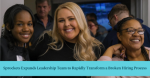 The Sprockets Team with Customer Success Lead