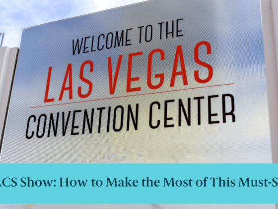 A sign for the Las Vegas Convention Center and text reading "2022 NACS Show: How to Make the Most of This Must-See Event"