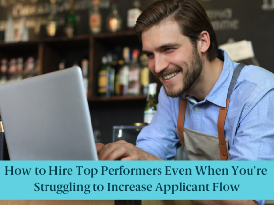 Restaurant manager using a hiring solution to increase applicant flow