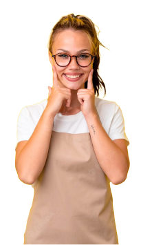 girl in apron