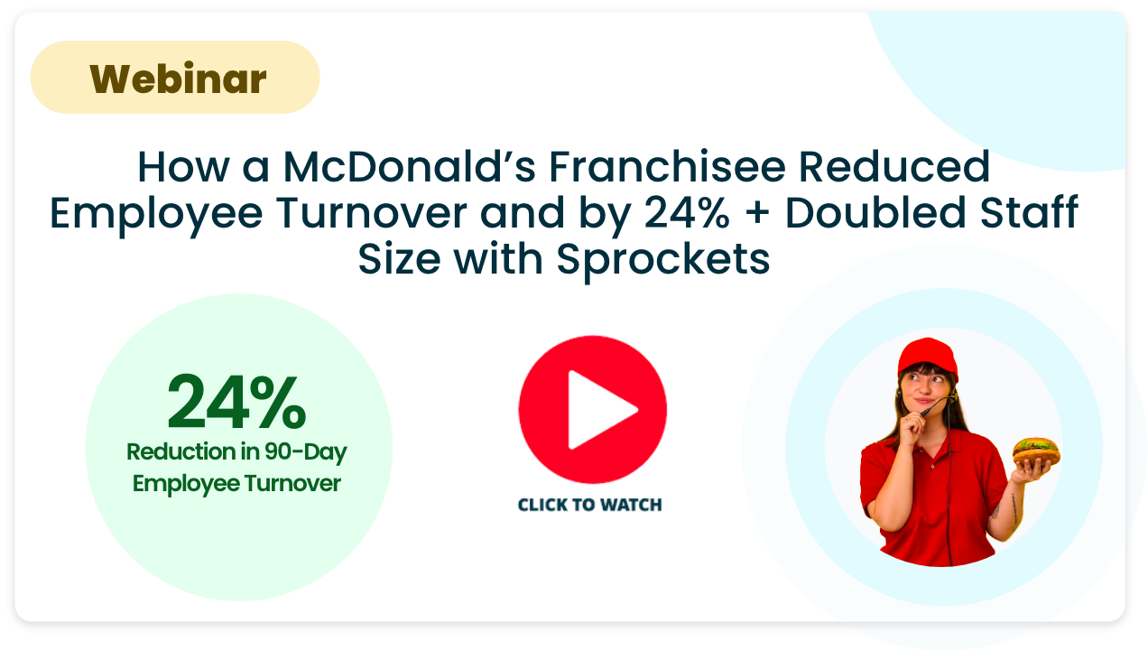 McHire + Sprockets Helps McDonald's Operators Hire and Retain Workers