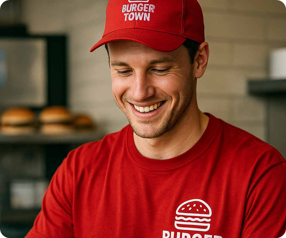 Kitchen crew preparing food