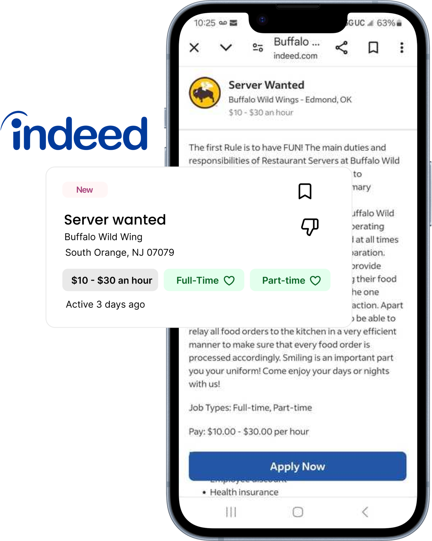 Sprockets integration with Indeed applicant flow graphic